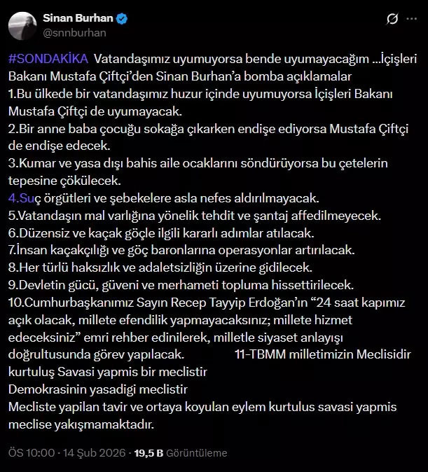 Bakan Mustafa Çiftçi'den flaş açıklamalar! - Resim: 0